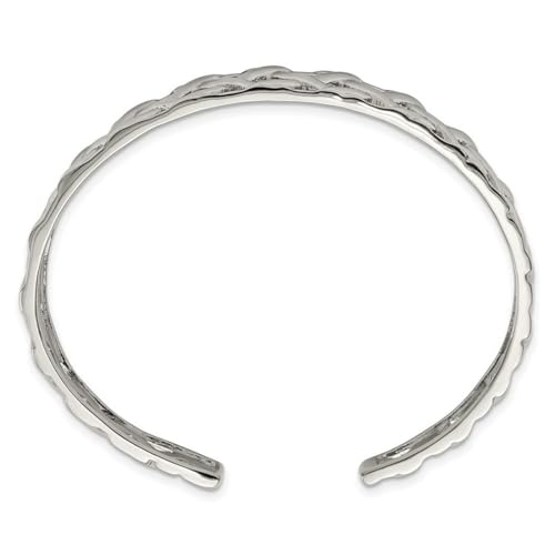 JewelryWeb Stainless Steel Polished Bangle Bracelet 14mm Wide Cuff-Bracelet for Women3