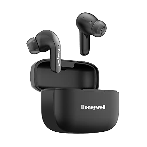 Image of Honeywell Suono P3000 Truly Wireless Earbuds, Bluetooth V5.0, 22 hrs of Playtime with 1.5 hrs of Charging, Dynamic 10mm*2 Drivers, 300 mAh Battery, IPX4 Water Resistance, Voice Assistant Enabled