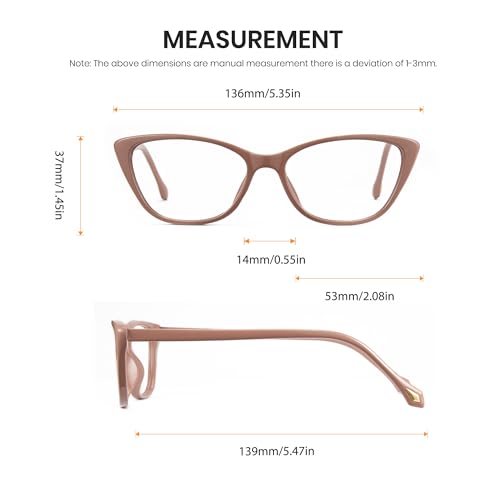 Image of Cyxus Photochromic Glasses for Women with Blue Light Blocking 8192 | UV Protection,Eye Protection,Stylish Cat Eye Style,Ideal for Computer Screen Daily Wear