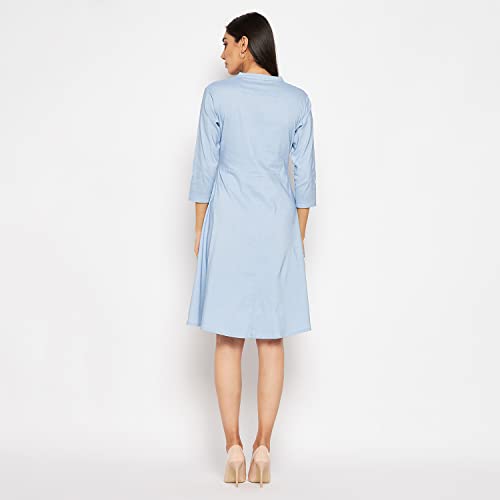 Image of CAMEY Women Striped Cotton Dress