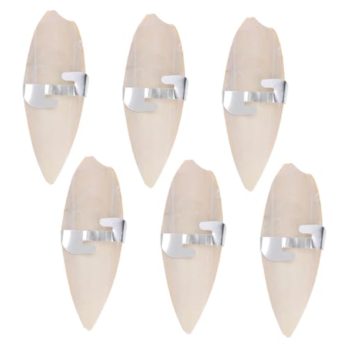 DECOMELODY 6Set for Birds Natural Chew with Metal Holder for Parrots Cockatiels Budgies Supports Health Mood Enhancement