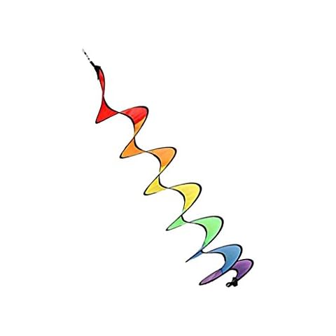 Spiral Windmill Rainbow Curlie Windsocks Cover