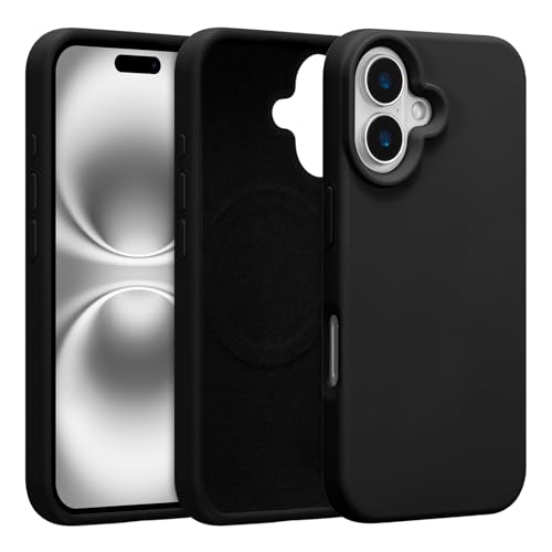 Coque silicone iPhone 17 Magsafe noire pour protéger votre smartphone