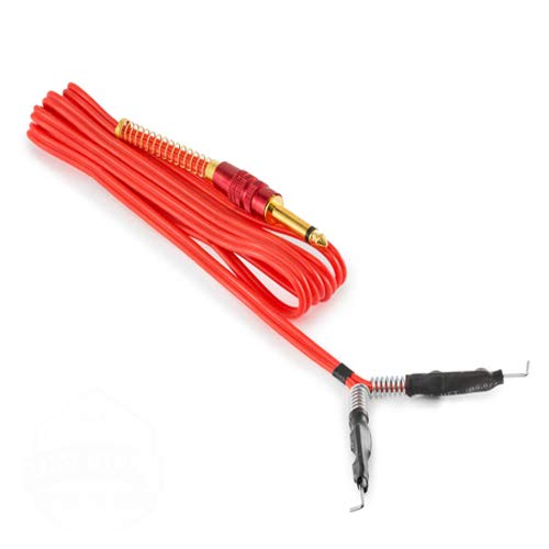 AVA Line Art Tattoo Premium Silicon Clip Cord(Red)-image-45