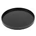 Produktbild Rundes Tablett 30cm Holz Rund Serviertablett Schwarzes Frühstück Kaffee Cup Teetablett Badezimmer Tablett Klein Deko Tablett für Home, Café, Bar, Restaurant