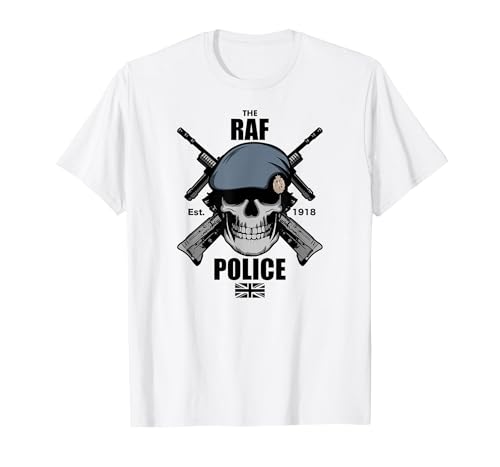 RAF Police T-Shirt, Men, White, X-Large