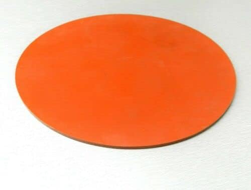 JTS Silicone Rubber Pad 12" Round Disc Gasket Material Heat Absorbent Sheet 1/8"