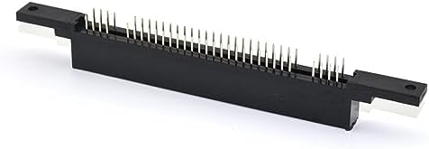 62 Pin Card Edge Connector, Clone Console Replacement 62 Pin Connector Game Cartridge Slot 2.54mm Gap for SFC/SNES Game Console