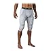 Mcdavid Mens Football Integrated 7 Pad ¾ Compression Tights, Protection for HIPS, Thighs, Tailbone & Knees, Adult
