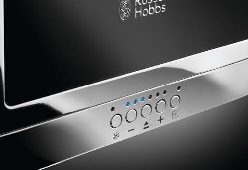 Russell Hobbs Tostadora Elegance - 1 Ranura Larga, Tostador para 2 Rebanadas, Bandeja Recogemigas, Calientapanecillos, Función Cancelar y Descongelar, Acero Inoxidable, Cristal, Plata - 23380-56 - imagen 6