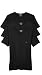 Emporio Armani Men's 3-Pack Regular Fit V-Neck T-Shirt, Black, Large