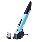 MagiDeal 2.4Ghz Optical Wireless Pen Mouse USB Receiver Laptop