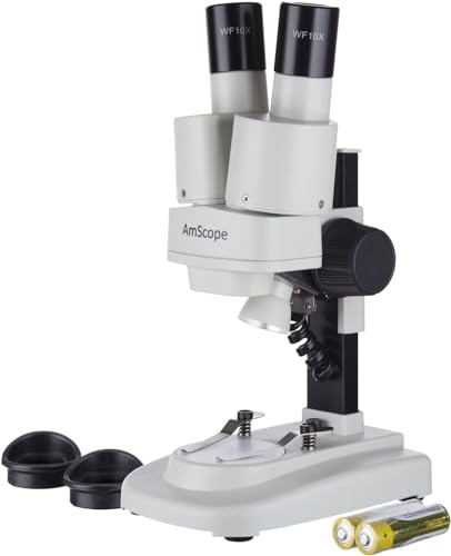Image of AmScope Kids SE100ZZ-LED Portable LED Stereo Microscope with 20X and 50X Magnifications