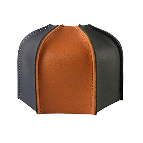 CosHall ガス缶カバー CB缶 カバー puレザー ガス缶カバー ガスタンク保護ケース 燃料シリンダー収納バッグ CB/OD缶カバー ダメージ保護 衝突防止 落下防止 ストーブカバー ガスキャニスターカバー アウトドア キャンプ用品