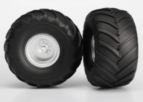 Traxxas 3663 Monster Jam Tires and Wheels, Assembled and Glued, 2-Piece