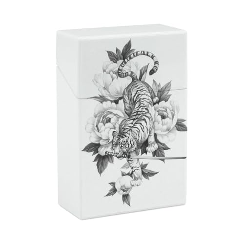 シガレットケース 漫画 虎柄 タイガー 動物柄 サムライソード 煙草ケース たばこケース 煙草入れ タバコケース 喫煙具 タバコカバー 保護カバー 20本収納 ワンタッチ開き 煙草保護 携帯に便利 片面印刷 耐衝撃 防水 メンズ レディース