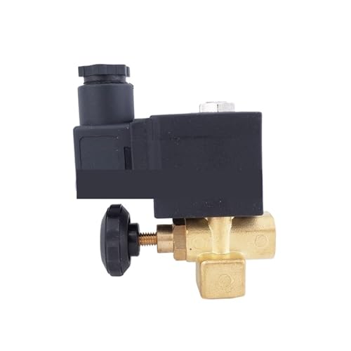 Électrovanne en laiton G1/4 vanne solénoïde AC110V normalement fermée NC - 3