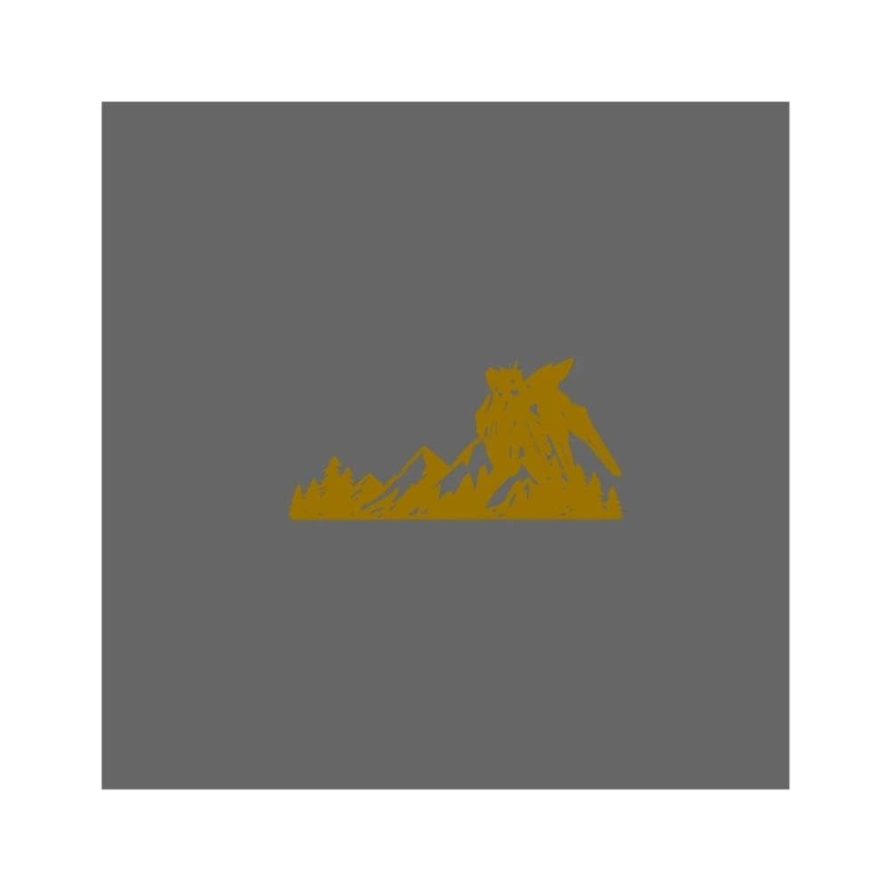 Auto Accessory Mobile Suit Gundam Snow Mountain Range Robot Car Decal Glass Vinyl Sticker(Gold,XL)