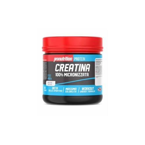 Pronutrition Creatina Micronizzata - Integratore Alimentare A Base Di Creatina In Polvere E In Compresse Da 1 Grammo Con Vitamina B6 (400)