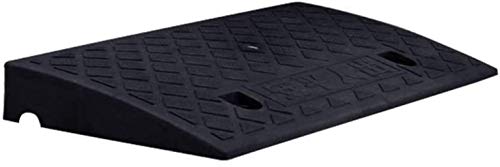 YDoo Sculptures Rampes d'intérieur, bicyclettes Scooter Sécurité Rampes en Plastique Triangle antidérapante Tableau bébé Chariot de bébé Cuisine Maison (Color : Black, Size : 50 * 22 * 5CM) Cover