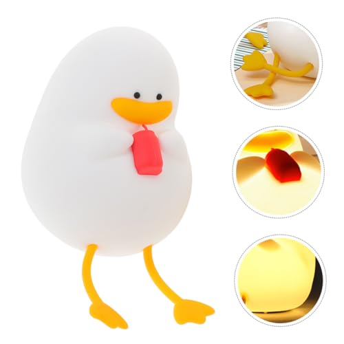 Lámpara de Mesa de Noche LED de Pato de Silicona Recargable miniatura 7