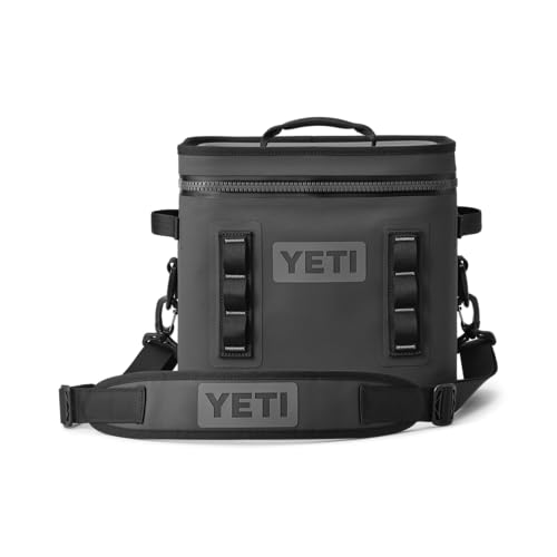 YETI Hopper Flip 12 Cool Bag, Portable & Insulated Backpack Cooler, Charcoal