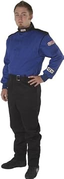 G-FORCE Racing Gear 4525XXLBU Multi-Layer Racing Suit Blue XX-Large