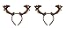 Beistle , 2 Piece Reindeer Antlers with Bells, One Size Fits Most