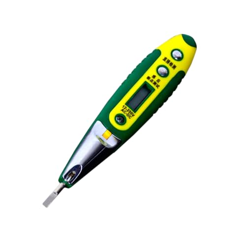 Toyvian ?多機能感應試電筆 非接触電圧検出器 電流検出器 携帯便利 電気作業用デジタルテスター