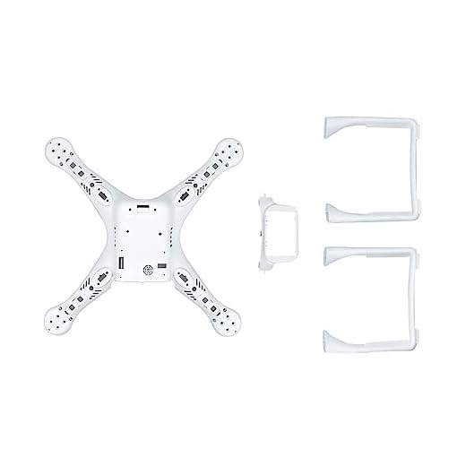 INSYOO Phantom 3 Pro/Adv Body Shell Bottom Protection Cover Case Landing Gear Spare Parts for DJI Phantom 3 Advanced/Professional(No Upper Shell)