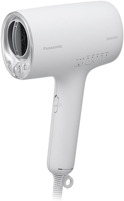 【Panasonic Store Plusモデル】パナソニック ヘアドライヤー ナノケア 高浸透ナノイー&ミネラル搭載 コンパクト ナイトキャップノズル ウォームホワイト EH-NA0K-W