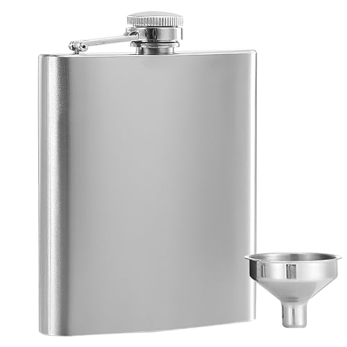 Fiaschetta in acciaio inox 304 8 Oz e set imbuto,