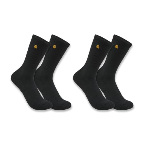 Carhartt Men's SC2252M Force® Midweight Crew Sock 2-Pack