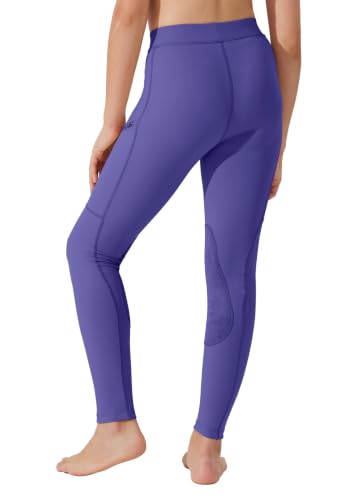 Image of Willit Girl's Riding Pants Horseback English Horse Equestrian Breeches | 4-way stretch twisted yarn, non-slip saddle grip and secure zip phone pockets, summer equestrian camps and intensive lessons