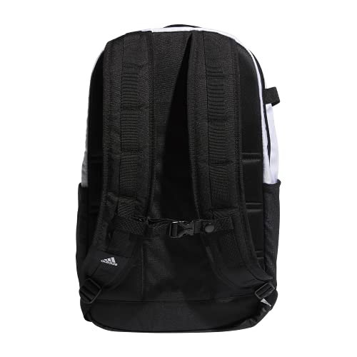 adidas Mochila unissex de time 5 estrelas, Mochila Team 5 estrelas, Branco/preto, One Size