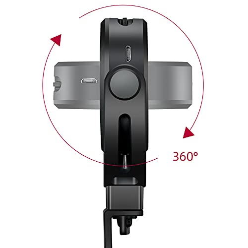 Soonpho D2 Multi-Function Cell Phone Stand Adjustable Desktop Phone Holder With Selfie Light, 2000K-5000K Bi-Color, Built-In Lithium Battery, For Youtube, Tiktok, Video Recording, Live Streaming #TOP6