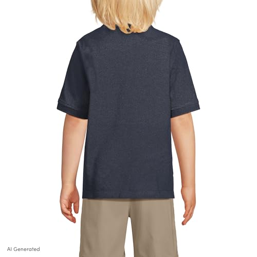 Image of Lands' End School Uniform Kids Short Sleeve Mesh Polo Shirt