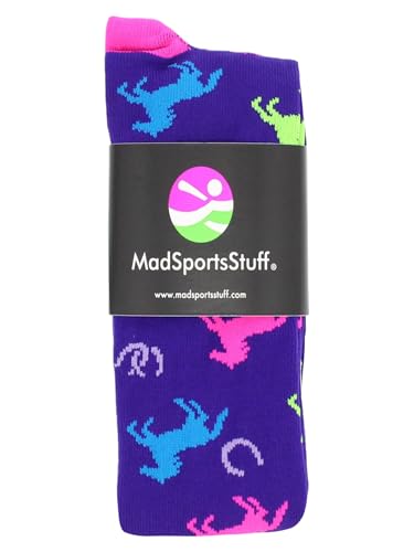 MadSportsStuff Wild Horses Equestrian Athletic Over the Calf Socks2