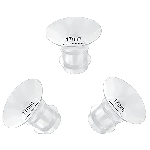 17mm �t�����W�C���T�[�g Medela/TSRETE/Momcozy S9 S10 S12 �E�F�A���u�������ƌ݊���������A�X�y�N�g��S1/S2�ɓK���Ă���A24mm�V�[���h/�t�����W�j�b�v���g���l����17mm�܂ō팸�A3��(17mm)