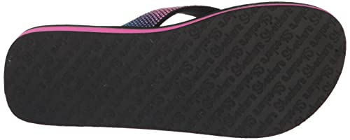 Skechers Skechers Kids Girls Vinyasa Sparks-Sunset Shine Sneaker, Black/Multi, 4 Big Kid