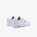 Lacoste Women's Powercourt Leather Considered Detailing Trainers, White & Black 147, 5