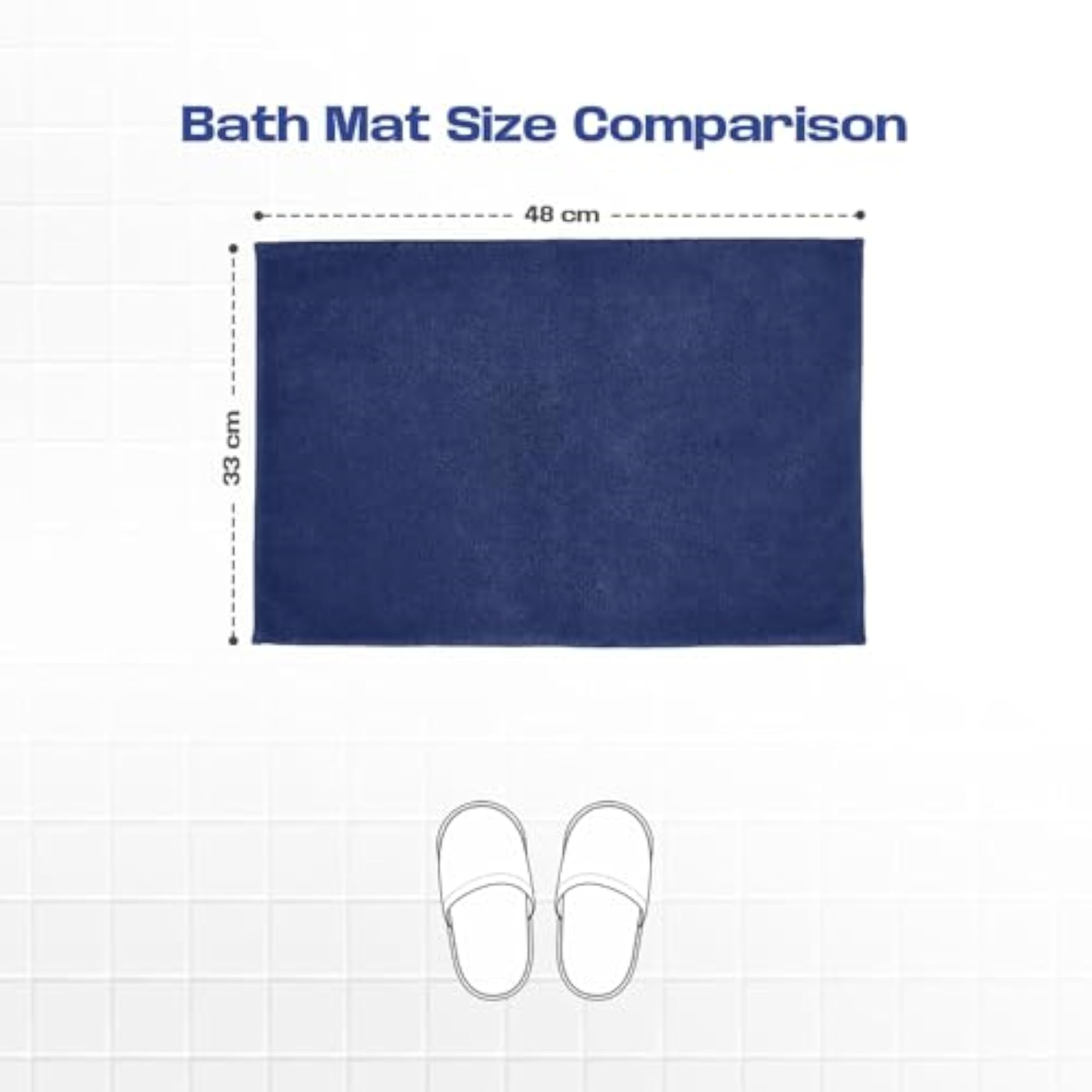 Microfibre Bath Mat Soft & Absorbent Multipurpose Mat