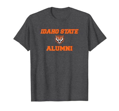 Idaho State University ISU Bengals Alumni T-Shirt, Men, Dark Heather Grey, XX-Large