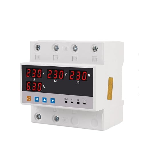 Protector de sobretensión y Selector de Fase con Corte Automático