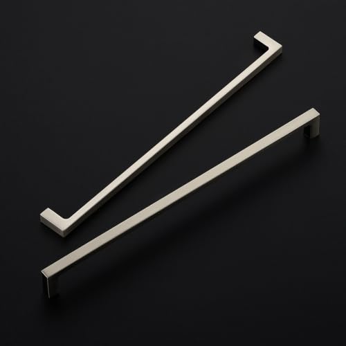 Image of Ravinte Brushed Nickel Cabinet Handles Square Pulls, 11-5 /16 Inch, 20 Pack