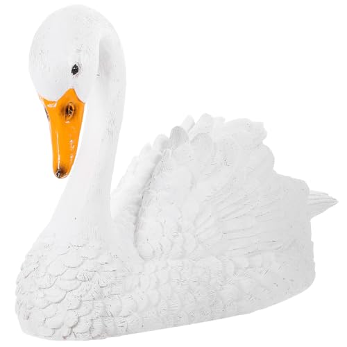 Cygne en résine blanc pour sublimer une table vide