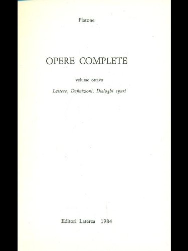  Opere complete vol. 8