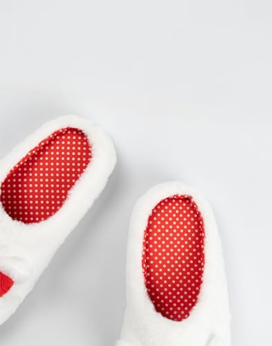 Hello Kitty Pantoufles douces pour la maison avec nœud rouge