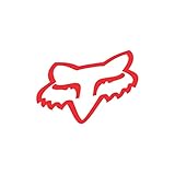 Fox Racing Men's Fox Head Thermal Die Cut Sticker 28 Inch, White, OS