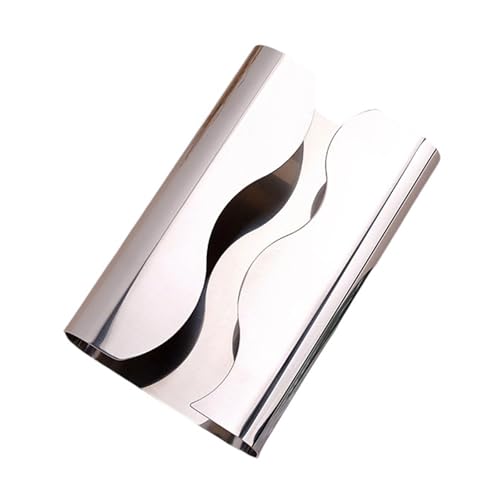 Qsvbeeqj Artistic Curved Stainless Steel Fabric Storage Box 